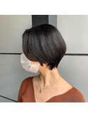 大人可愛い丸みショート