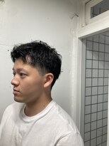 ジュネスゼロニ(JUNES 02) メンズ黒髪くせ毛ショートヘア