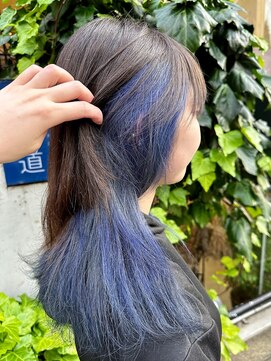 アクト(ACT) インナーカラー/ブルー/ブルーラベンダー/青紫/表参道/原宿