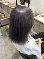 ネオリーブカップ 町田店(Neolive capu) Wカラー*グレーシルバーカラー【町田/ボブ/ブリーチ】