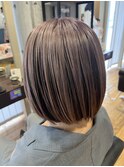 切りっぱなしボブ