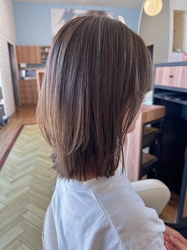 イーストハムアネーロ(EAST HAM anello) 髪質改善ケアカラー/ミディアム