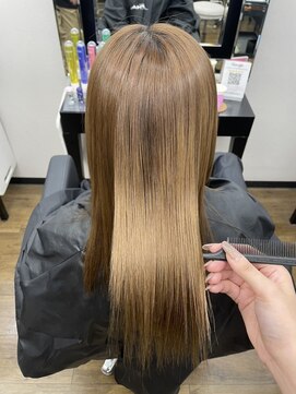 ベルグローアルファ(BELLE GROW ALPHA) シールエクステ/ハイトーンカラー/髪質改善