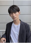 メンズシースルーマッシュ