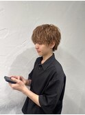波巻きハイトーンマッシュ/ミルクティーベージュ/ブロンド