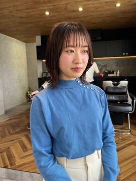 サクラ 岐阜(SAKURA) 髪質改善カラー 似合わせカット切りっぱなし