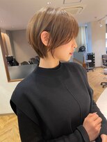 ロンドウル 熊本(Lond ulu) 大人可愛いショート/ベージュカラー/2way [熊本/上通/下通〕