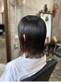 マッシュショートおしゃれ女子ウルフヘア外ハネボブレイヤーボブ
