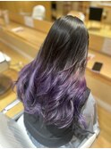 パープルグラデーション