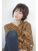 極細ハイライトのショート韓国ヘア［髪質改善/池袋&目白&大塚］