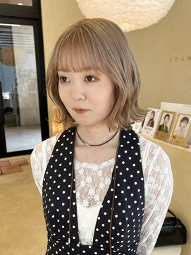 スニュウ(snuw) 【snuw_ayano】ホワイトベージュ/ミルクティーカラー