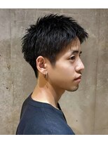 canvas. 川崎 men's メンズ/ハイトーン/ブリーチ 刈り上げスパイキーショート