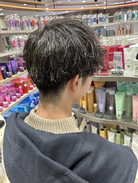 ヘアーザラブズラフズ オーガニカ 北九州(HAIR THE LOVES LAUGHS ORGANICA) メンズコントラストハイライト