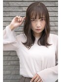 大人ガーリー/薄めバング/モテ髪