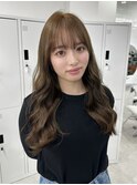 ブリーチなし／オリーブベージュ
