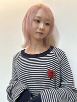 カシェル(cashel kishaba)&nbsp;ペールピンク×レイヤーカット