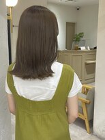 フレームプラス 天王寺あべの店(FRAME+)&nbsp;ブリーチなし♪オリーブブラウンベージュ