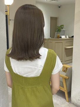 フレームプラス 天王寺あべの店(FRAME+) ブリーチなし♪オリーブブラウンベージュ