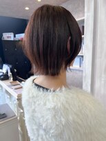 キャアリー(Caary)&nbsp;福山人気20代30代ボブウルフ顔まわりレイヤー小顔
