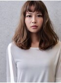 クラゲヘアー/小顔に見せるヘア/ココアベージュ/伏見/栄