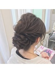  ShellBearヘアアレンジ☆振袖/袴/着物/銀座/東銀座/ヘアセット