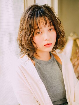プロデュース 橋本店(Produce) ボブ+無造作カール