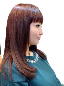 シュガーヘアー(SUGAR hair)の写真/【ダメージレス&うるツヤ!】汗にも湿気にも負けない理想のナチュラルストレート◇鏡を見るのが楽しくなる♪