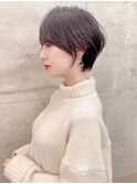 30代40代におすすめショートボブアッシュブラウンネオウルフ