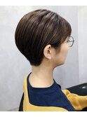 コンパクト耳かけ×丸みショート 大澤龍平
