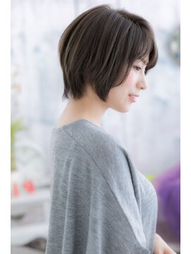 ミック ヘアアンドビューティー 大山店(miq  Hair&Beauty) 前下がりで小顔仕上げ…丸みマッシュヘアa
