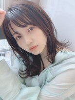 アンブル リュクス 池袋(amble luxe)&nbsp;セミロング外ハネレイヤー