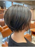ショートボブヘア【岩本大樹】