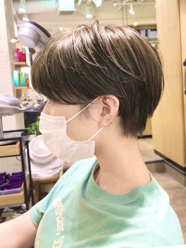 アヴァロン(AVALON) 【30代40代】横顔美人な絶壁解消ショートパーマ「永田カズヤ」