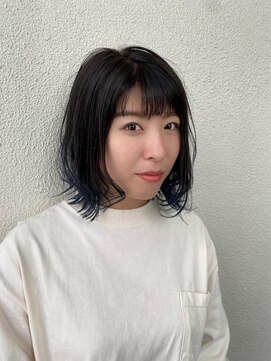 ルース(RUTH) インナーカラー！ブルー！