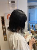 切りっぱなしボブ