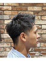 ヒロギンザバーバーショップ 丸の内店(HIRO GINZA BARBER SHOP)&nbsp;ツーブロックアップバンクスタイル