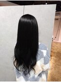 黒髪ロングヘア