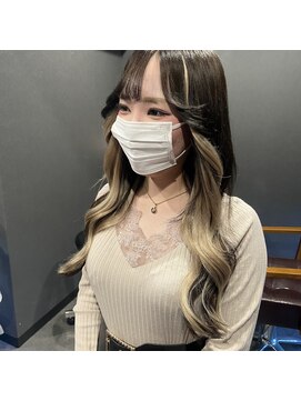 ボアップ 京橋店(boappu) #インナー　#ロングヘア　#ブロンド