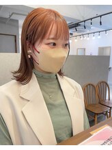 グランディール(Grandir)&nbsp;オシャレ度がグッと上がる外ハネピンクベージュカラー☆