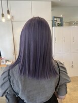 ラウブロッサム 大宮西口店(Lau Blossom)&nbsp;ラベンダーカラー　パープルカラー　ケアブリーチ　ダブルカラー