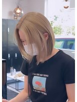 ディーン 栄店(DEAN) ミルクティーベージュダブルカラーインナーカラーケアブリーチ