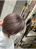 ショートでもできる!白髪に合わせた縮毛矯正、髪質改善