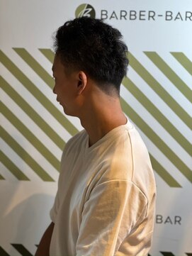 バーバーバー アカバネ(BARBER-BAR AKABANE) バーバーが作るくせ毛を生かしたアップスタイルヘア #1