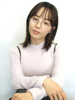 バース(BIRTH)&nbsp;天神【BIRTH】ワンレンミディアムボブ×シースルバング