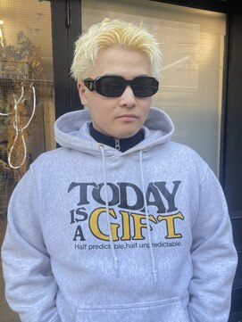 アンダーカレント(undercurrent) 王道メンズベリーショート/ブロンド/抜きっぱなしブロンド