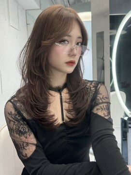 レディアル 渋谷(REDEAL) 韓国ヘア/ブリーチ/暖色カラー/ワンホン【レイヤー/渋谷】