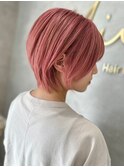 大人かわいい耳掛け可愛いひし形束感ショート☆ピレンジ