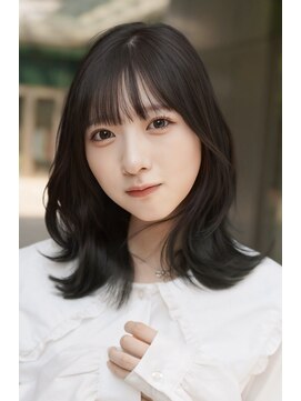 クム(kumu) 【kumu】ミディアムレイヤー /顔周りカット/ 栄 / 名古屋