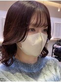 ロブの韓国風パーマゆるめ　新デジタルパーマ