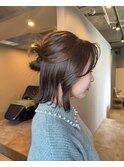 ブリーチなしnuance color×bob